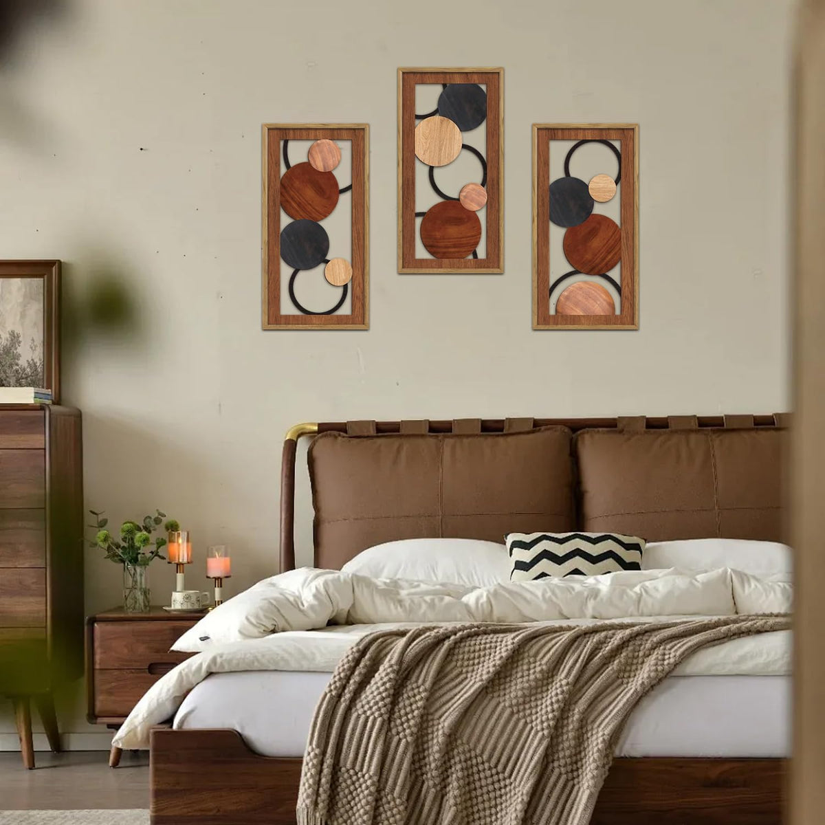 Rustic Wooden Wall Art Panels