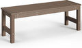Fadeproof HDPE Outdoor Patio Bench