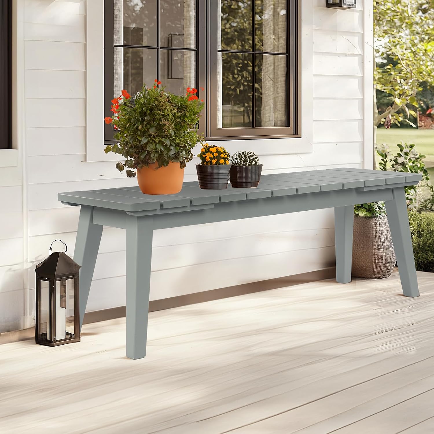 Weatherproof Wooden Patio Bench