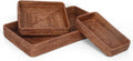Rectangular Wicker Serving Trays Trio