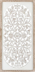 Carved Floral Wooden Wall Art Panels