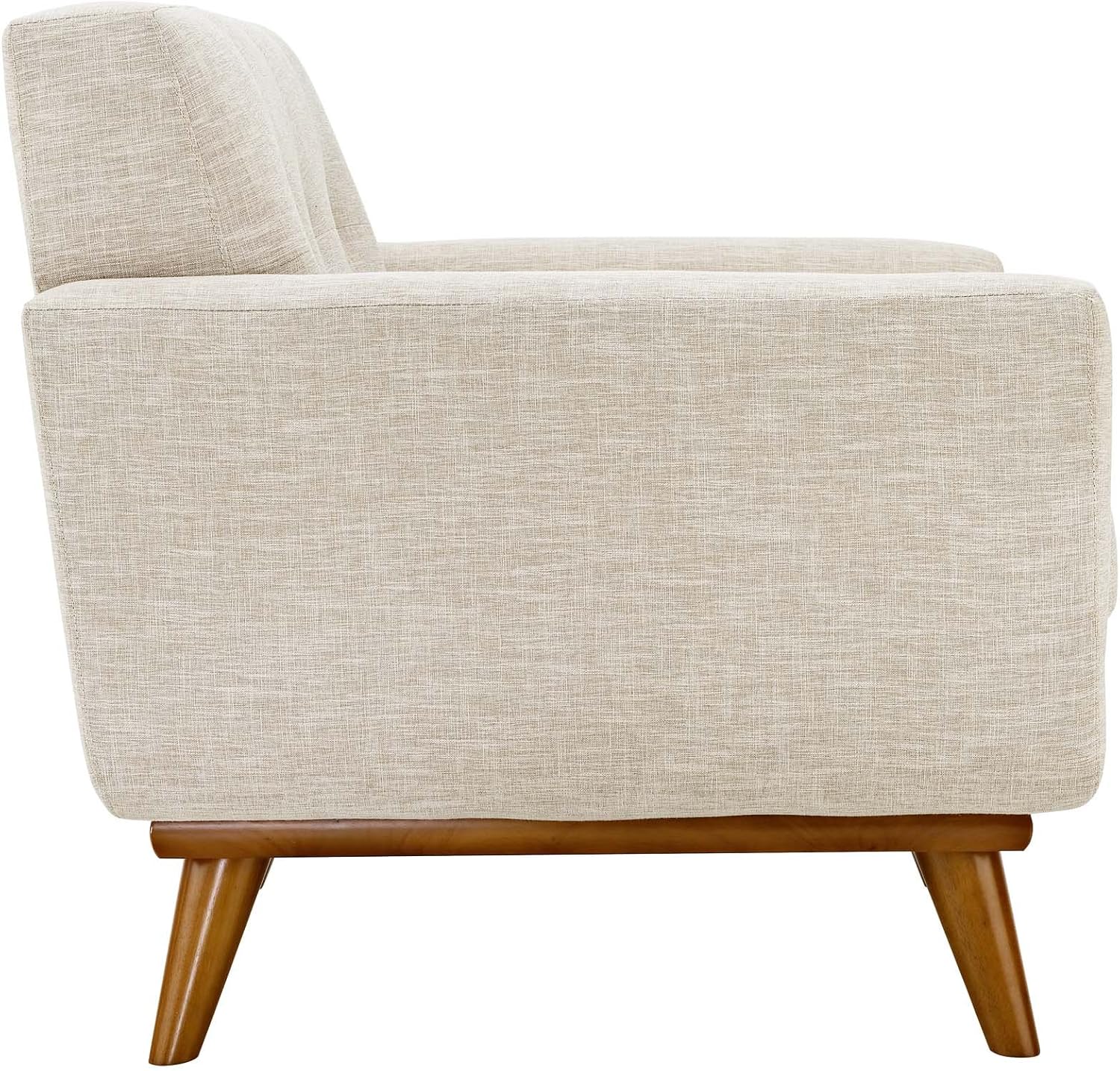 Fabric Upholstered Midcentury Chair