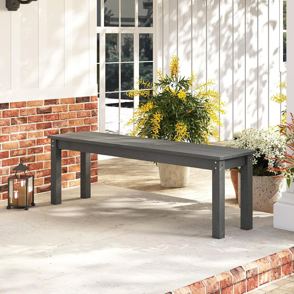 Slatted HDPE Weatherproof Bench