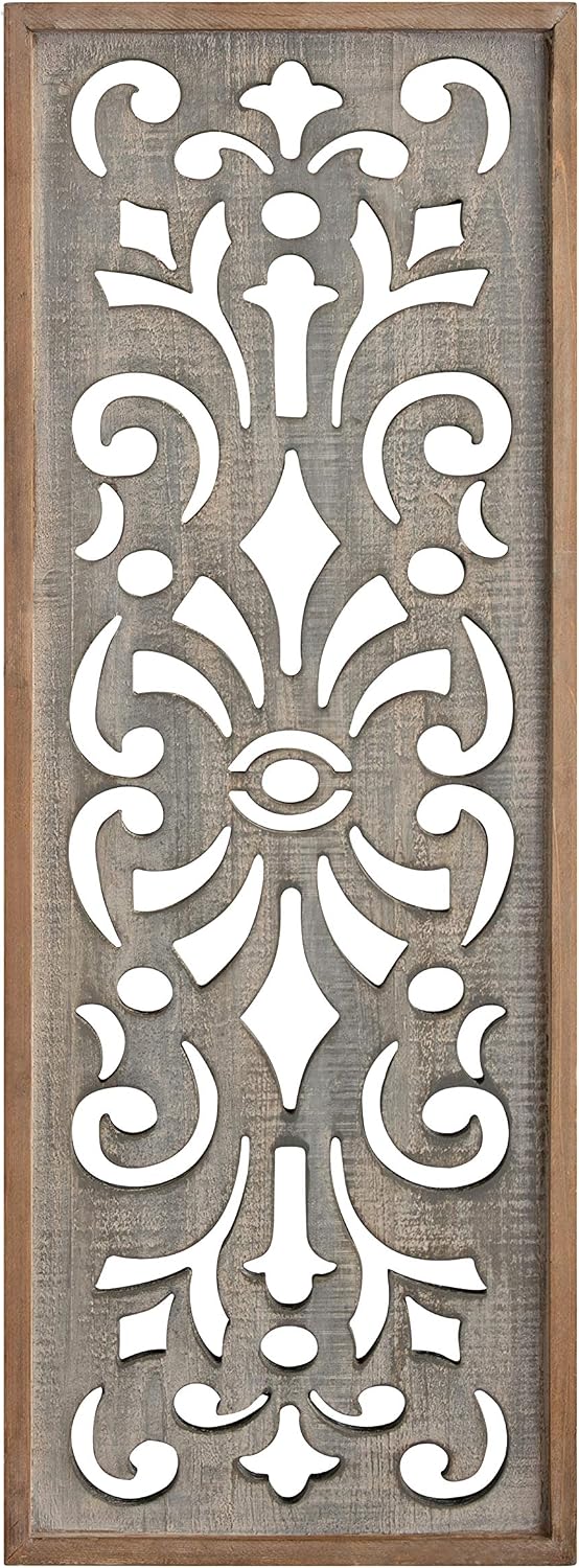 Rustic Lattice Wooden Wall Decor Panel