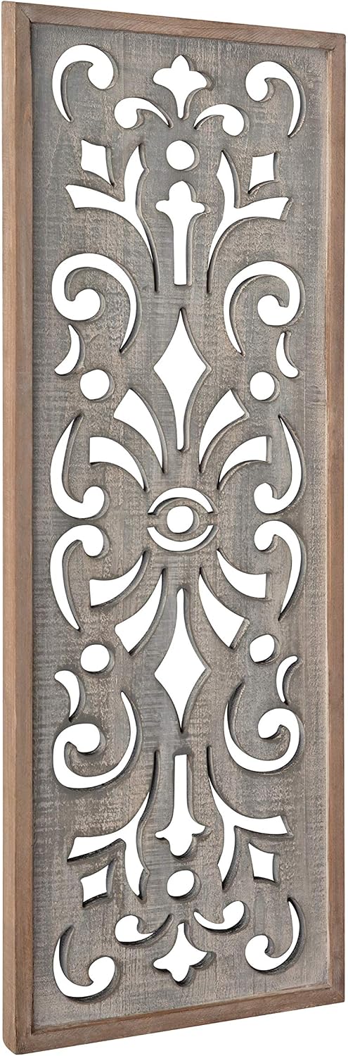 Rustic Lattice Wooden Wall Decor Panel